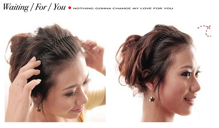 Phiên bản tiếng Hàn của dây sóng đầu mùa xuân đen headband nam thể thao headband tóc kẹp tóc phụ kiện nhà máy bán hàng trực tiếp - Phụ kiện tóc kẹp tóc ngọc trai