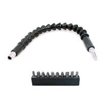 Electric batch head corner instrumental black universal flexible shaft 90 degrees electric drill turn bending tool multifunction screwdriver inflection