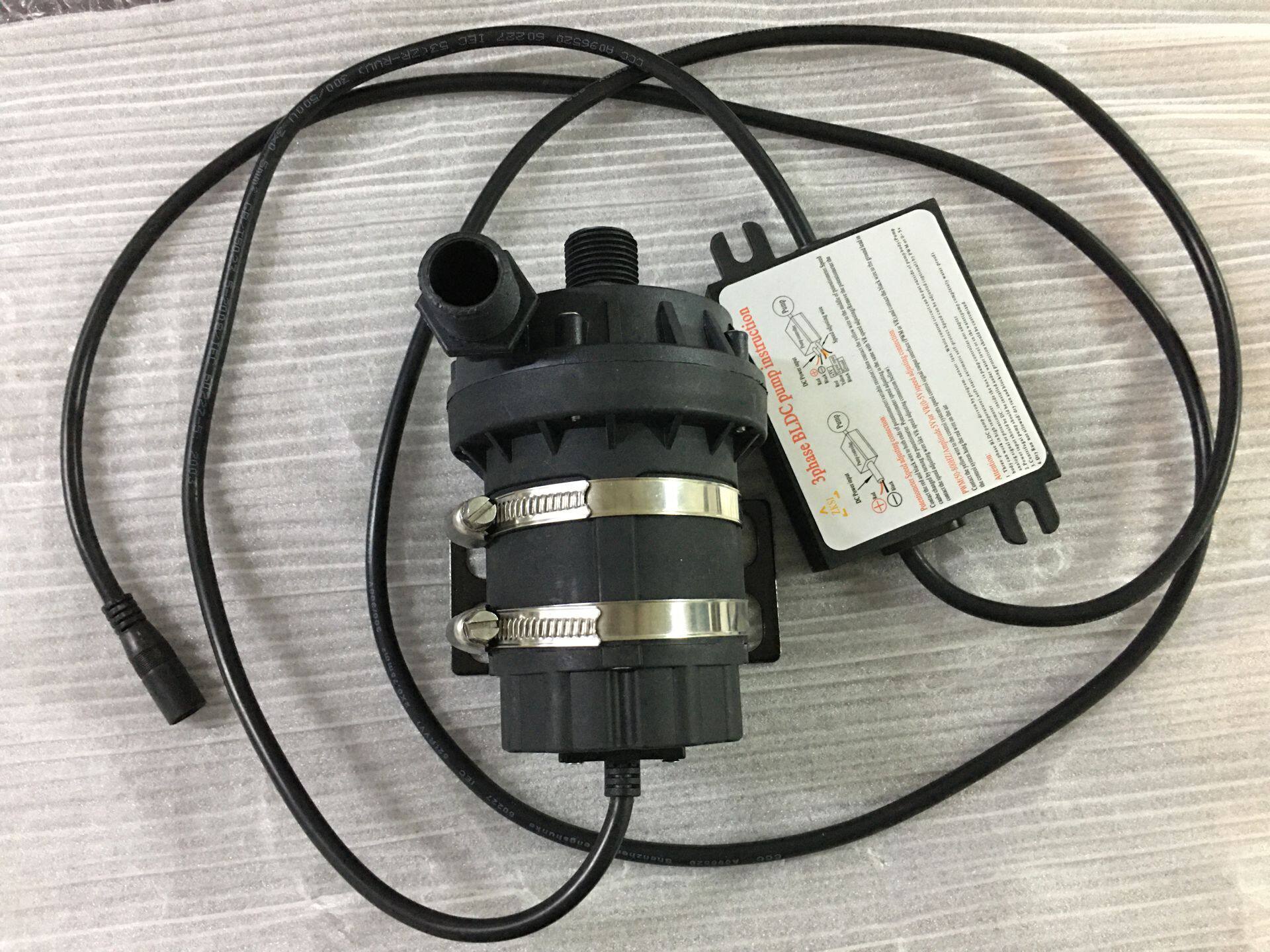 24V brushless DC high power micro circulating pump DC60E-24120S 100W 4 2A four points external thread