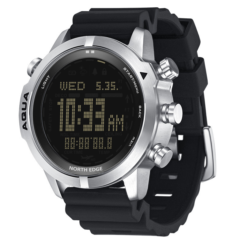 North Edge Aqua Outdoor Sports Waterproof Smart Diving Computer Watch Barometric Compass Temperature