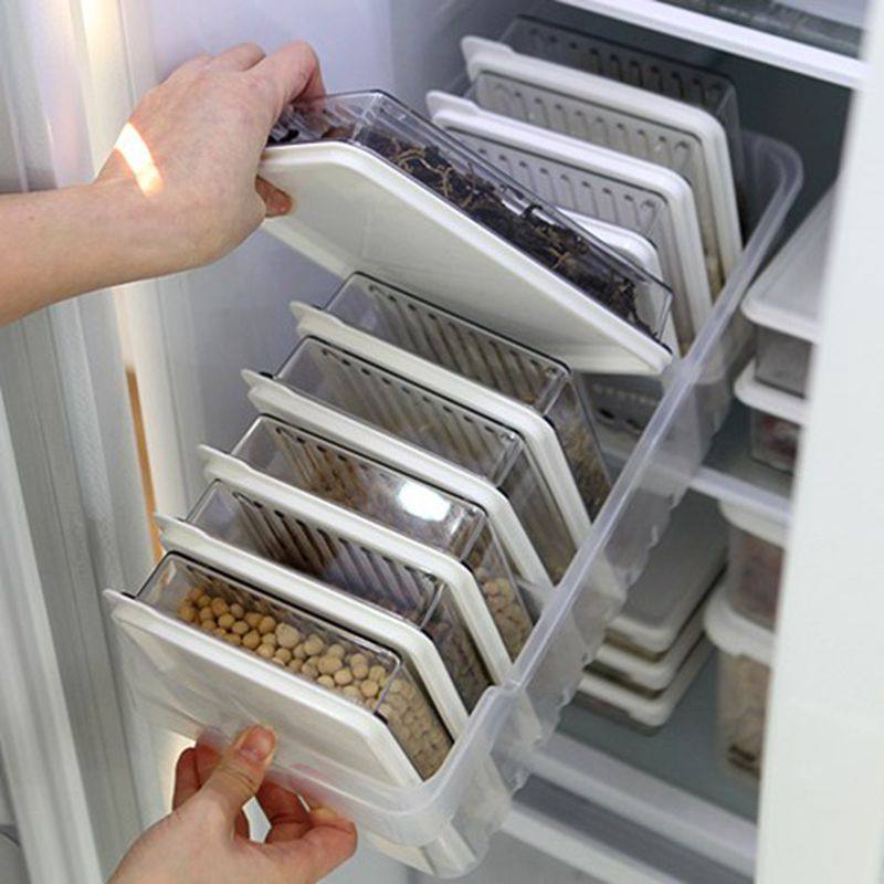 South Korean refrigerator containing Sheninstrumental picnic containing box 8 pieces of kit + containing basket food preservation box frozen sealing case