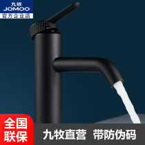 Jiumu faucet brass healthy drinking toilet wash face hot and cold basin faucet red dot award 32334