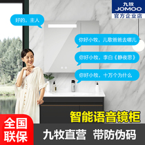 JOMOO Nine PASTORAL INTELLIGENT VOICE MIRROR CABINET AC2269