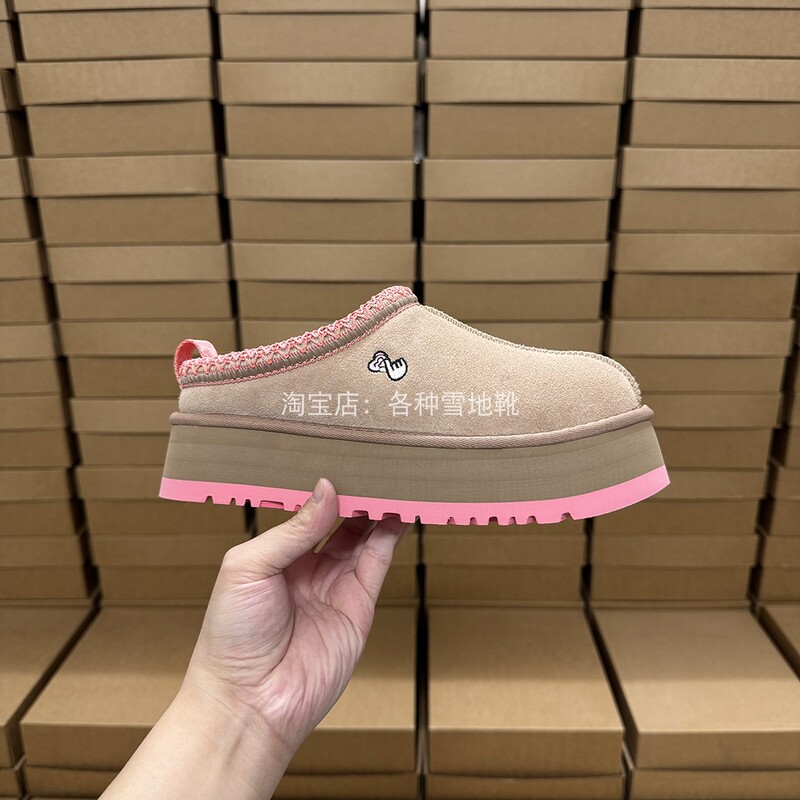 Heshangcunpo New 2026 Winter New Style Ethnic Style Thick-Soled Snow Boots Women's Short Boots Slip-On Shoes