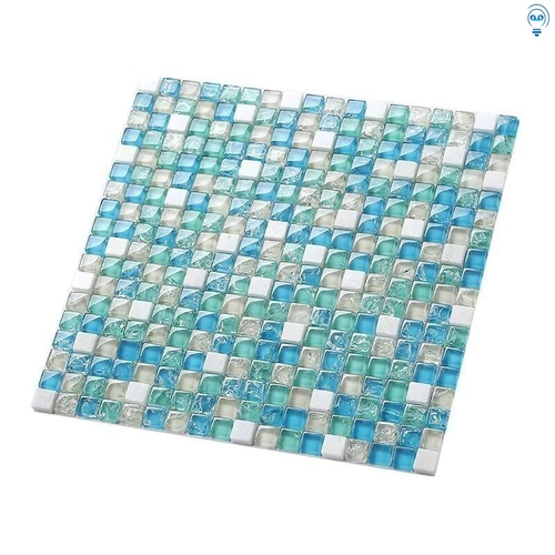 Хрустальная льда трещина стеклянная мозаичная плитка Плитка Переписка телевизор Фоновая стена каменная оболочка кухня гостиная стена стены