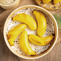Banana bag 8 cartoon skinned children nutrition hand tear pasta breakfast steamed buns Steamed buns fast food buns buns