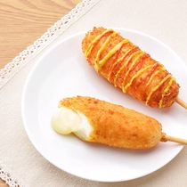 Cheese Hot Dog Stick 5 Strings 400 gr Microwave Air Fryer Heating Convenient Ingredients Convenience Store Commercial Fry