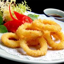 Squid pen Asian fishing port wrapped in powder seafood fried Western food milk tea snack snacks about 35 pieces 600g