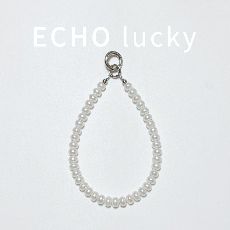 Echo Lucky High-Quality Natural Freshwater Flat Pearl Phone Chain Keychain Bag Pendant Accessory Echo Lucky High-Quality Natural Freshwater Flat Pearl Phone Chain Keychain Bag Pendant Accessory