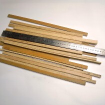 Bird cage material DIY handmade model material bamboo strip bird cage accessories square bamboo stick bamboo stick bamboo silk material