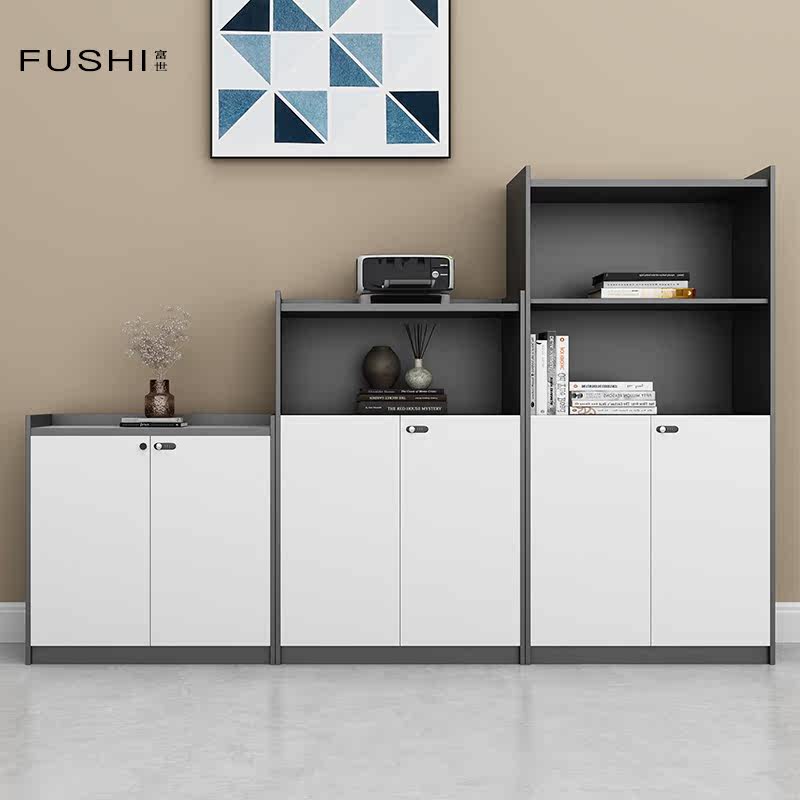 File cabinet Short cabinet combination container office Cabinet Archives Cabinet Simple modern tea cabinet wooden cabinet