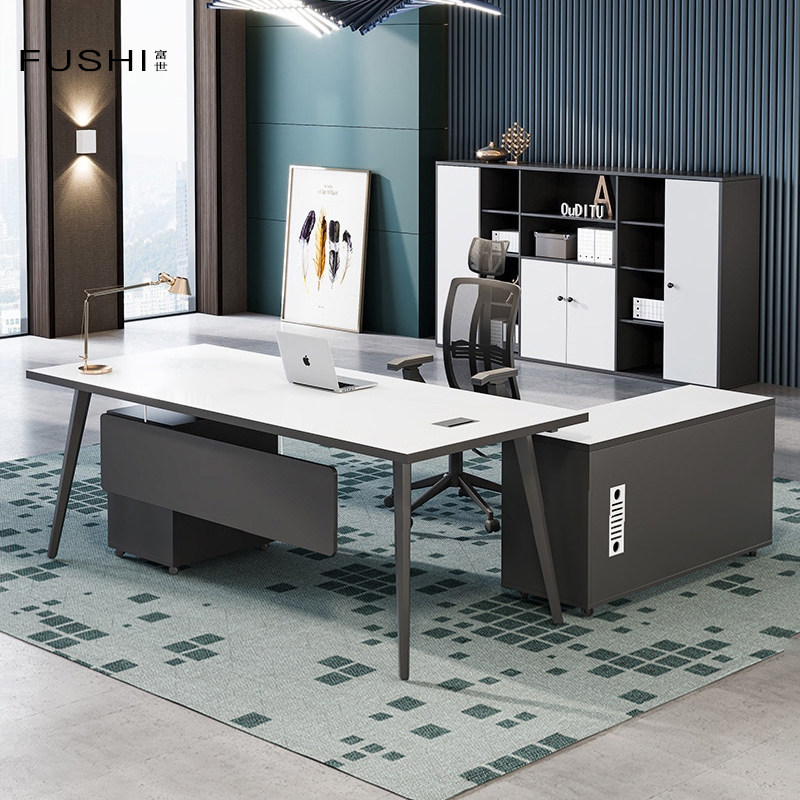 Boss desk simple modern computer desk office manager desk and chair combination office furniture executive desk supervisor desk