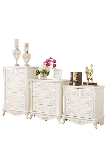 Европейский в стиле боевой шкаф спальня пять -бакет шкаф корейский хранение 4 хранения ведра