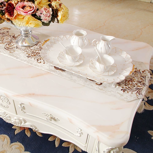 Европейский мраморный журнальный столик, комбинация шкафа для телевизора, простая европейская маленькая квартира, гостиная из массива дерева, современный простой гарнитур для гостиной