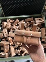 In stock brand new old cowhide box front warehouse cowhide box first-layer cowhide belt bag