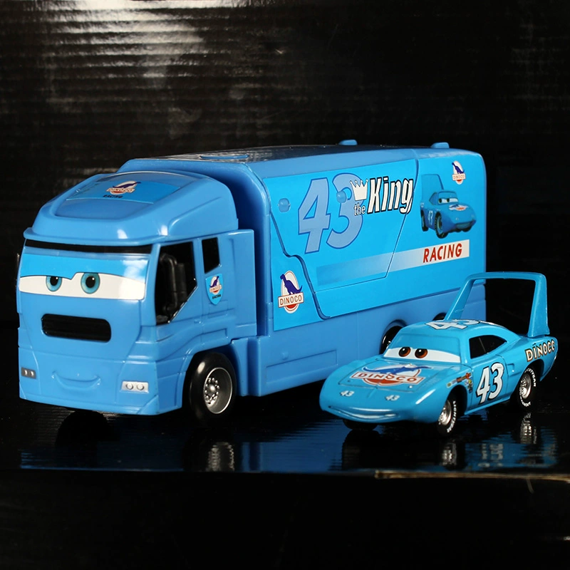 Car Story Kids Toy Car Pháp Racing Triumph Franco Container vận chuyển cao Xe có thiết bị phóng - Chế độ tĩnh