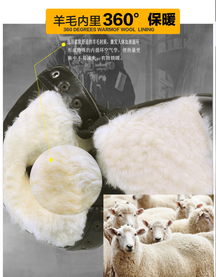 Boots militaires pour homme - chaud - Ref 1402304 Image 9