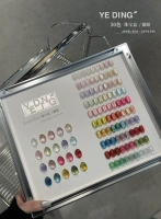 Ювелирное украшение, сундук с сокровищами, цветовой круг, 30 цветов, кошачий глаз