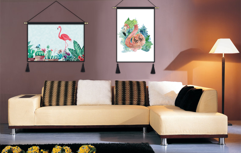 Flamingo ins vải tấm thảm nền treo nền vải giường sống tường phòng chặn vải lối vào bức tranh sơn trang trí - Tapestry thảm treo tường mandala