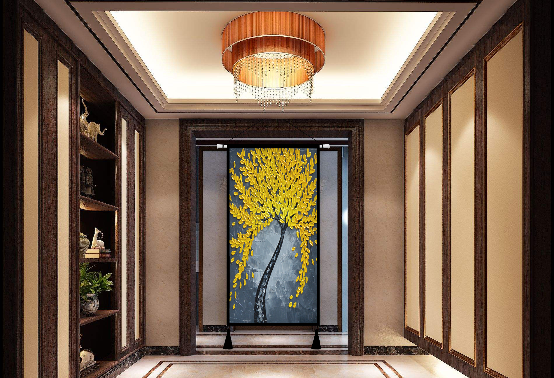 B & B vải trang trí may mắn may mắn vải sơn tường trang trí phòng khách hiên tấm thảm tấm thảm tường phòng ngủ phong thủy - Tapestry thảm trang trí phòng khách đẹp