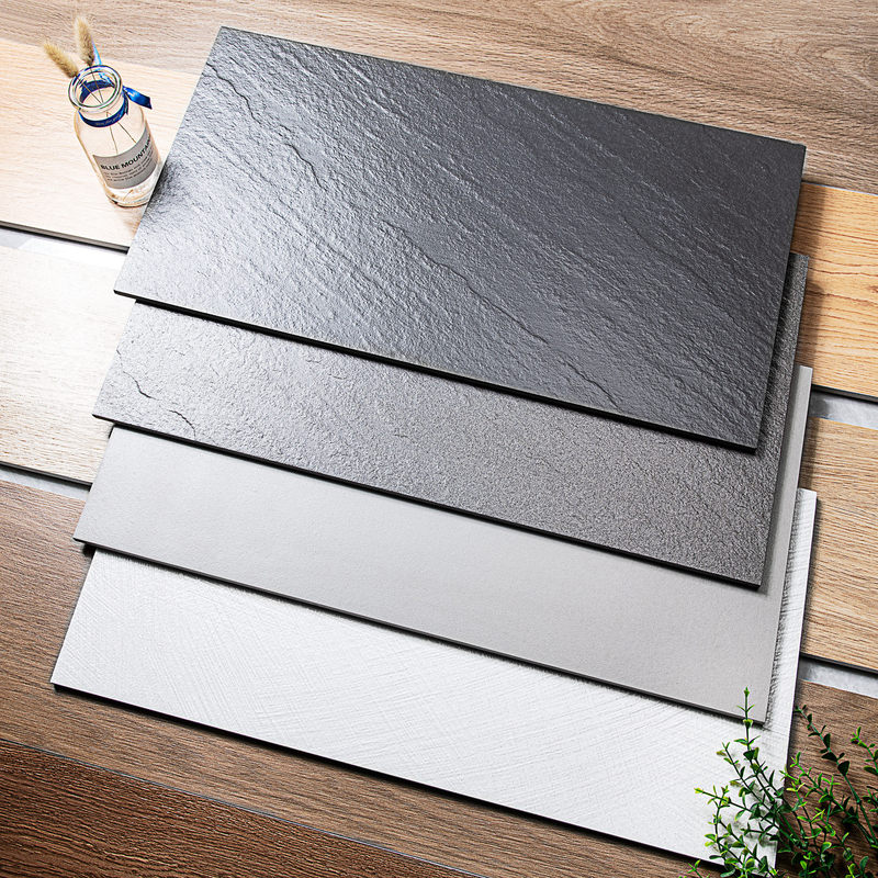 Gray Matte Full-Body Tiles 300X600 Bathroom Wall Tiles Balcony Antique Tiles Outdoor Courtyard Non-Slip Floor Tiles