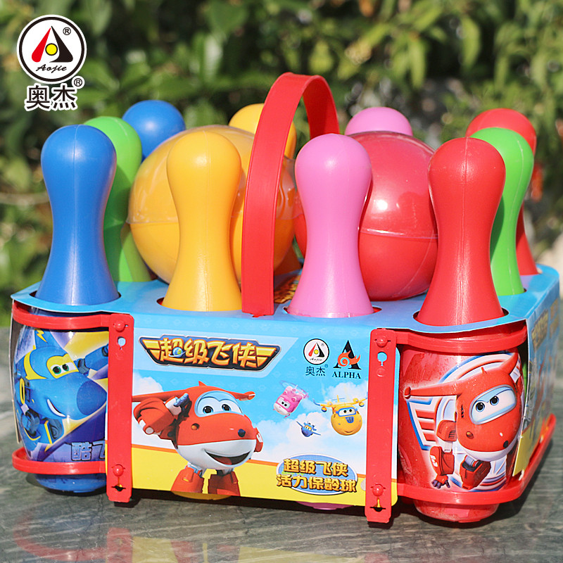 Ojie Super Flying Children Cartoon Bowling Toy Kit Indoor Boy and Girl Parent-Child Outdoor Fitness Toy