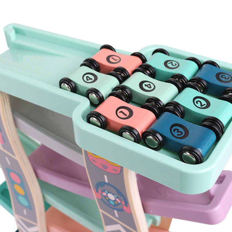 Mingtow 1 - 2 - 3 years old children toy boy baby glider car early teaching Yi Railway car