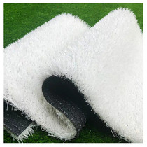 Football field white lawn white grass white line runway plastic grass Pure white landing artificial grass Christmas snow decorative grass