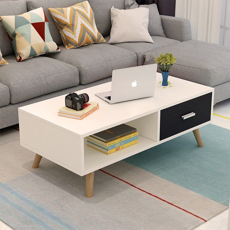 Modern minimalist Nordic fashion tea table combined living room size family small tea table creative home Easy furniture