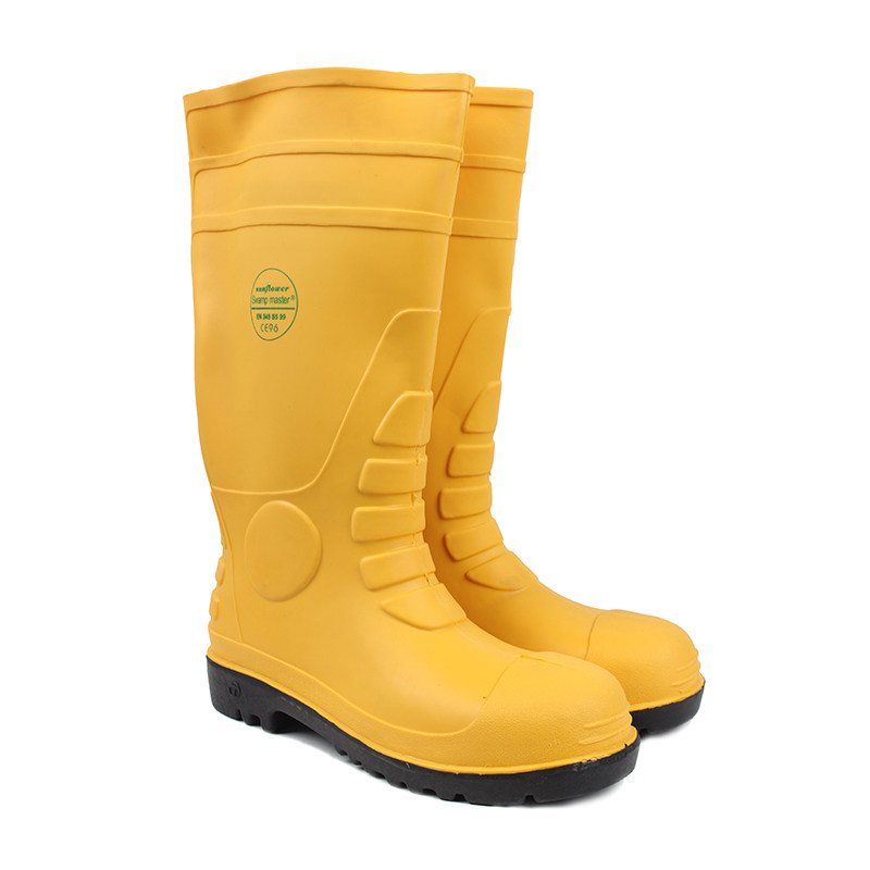 Lyle high cylinder steel head anti-stabbing, anti-acid, acid-resistant, acid-resistant, boots rain shoes mine oil field fire construction labor site