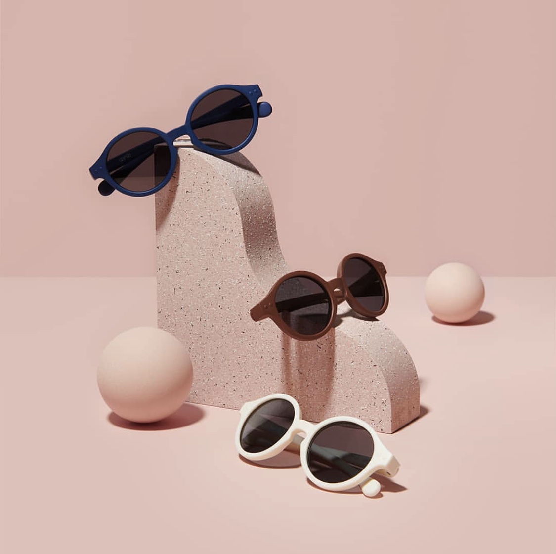 Children 1-3 years old French IZIPIZI new children male and female sunglasses sunglasses anti-UV anti-UV