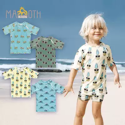Netherlands beach bandits UPF50 children's men's and women's short-sleeved tops sunscreen clothes two-piece swimsuit beach clothes