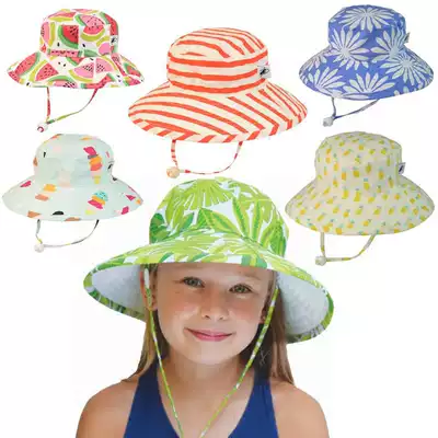 Made in Canada UPF50 Children's sunscreen hat Visor Large brim