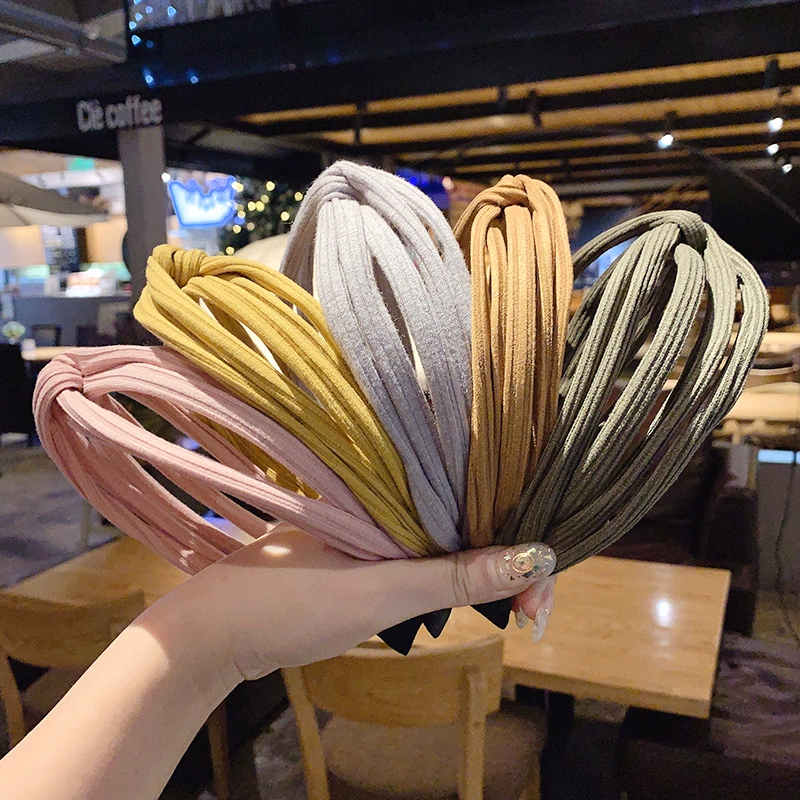 Băng đô nữ Hàn Quốc ngọt ngào rửa mặt băng đô cài tóc ngang rỗng cột tóc đội mũ cài tóc phụ kiện kẹp tóc - Phụ kiện tóc