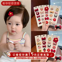 Заколка для волос для младенца, детские милые щипцы, шпильки для волос, заколка-крабик, детский аксессуар для волос