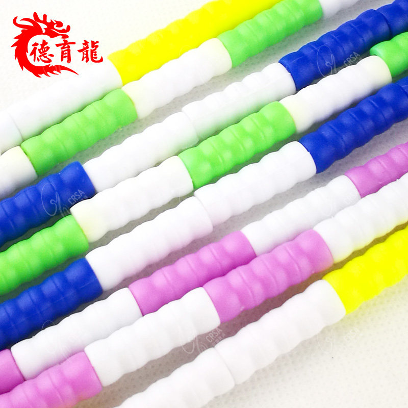 De Yukon 7 m Flower Style Long Rope 10 People Synchronized Bamboo Festival Synchronized Jumping Rope Environmental Protection Pearl Rhythms Fitness Shanghai Issues