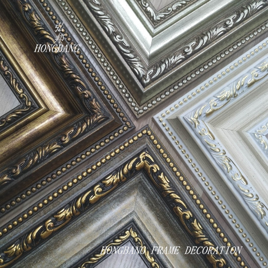 Eurostyle Wedding Yarn Photo Frame Line Ice Crystal Painting Crystal Porcelain Painting Decorative Painting Line Mirror Wrapped Edge Oil Picture Frame Decorative material