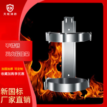 Stainless steel fire extinguisher hanger put 2kg3kg4kg iron frame hook bracket galvanized