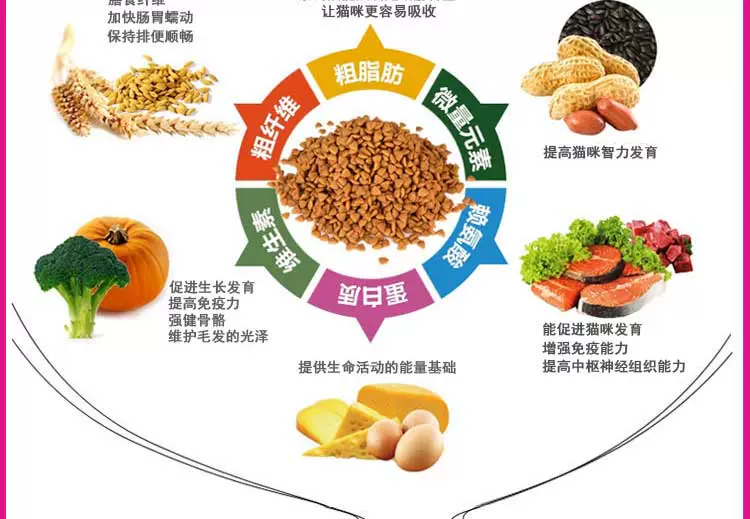 Cá biển tuyệt vời thức ăn cho mèo 2,5kg lông đẹp mắt sáng 5 kg thành mèo con mèo con mèo già mèo đi lạc thức ăn - Cat Staples