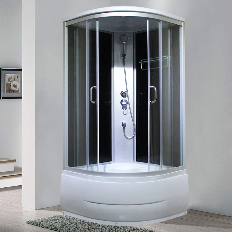 Arc-shaped integral shower room Bathroom Tempered glass bath room Steam bath room Bathroom integrated household