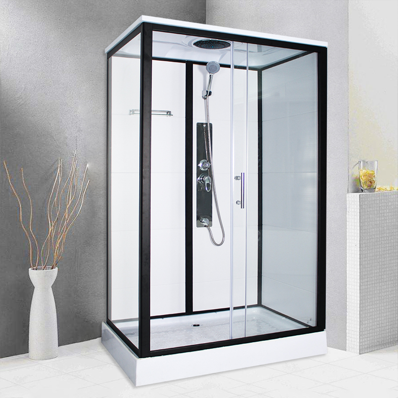 Integrated shower room Integrated household dry and wet separation partition Bath room powder room Tempered glass bathroom