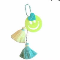 Флуоресцентные зеленые смайливые украшения