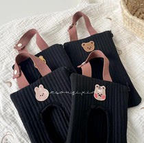 Manufacturer ins Korean car home tissue storage bag baby stroller cute wet wipes hanging bag extraction portable
