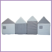 Домик, бортики, 4 штук, 120см