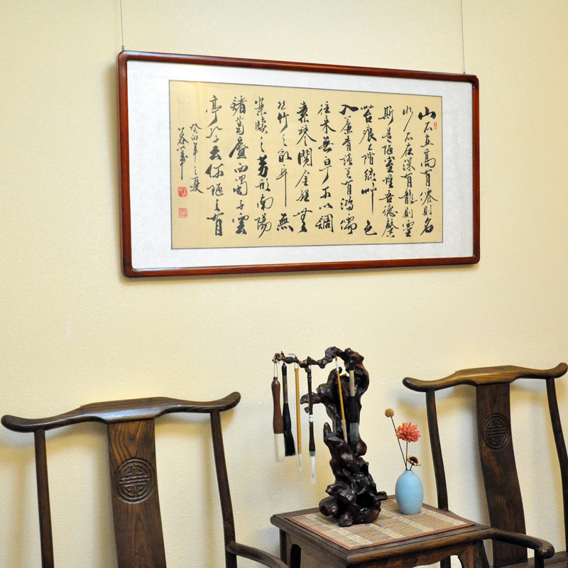 纯手工书法拓片字画适合送同学送朋友吗?2025年中式家居装饰新趋势