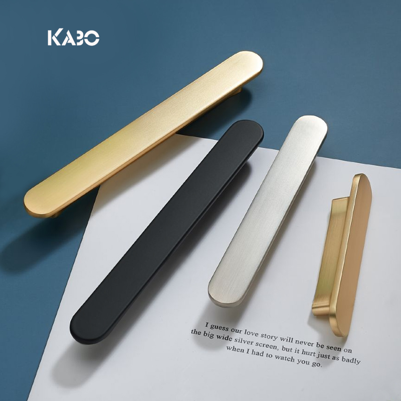 German KABO Nordic minimalist handle modern furniture integral cabinet small handle drawer clothing cabinet door to hand light and luxurious