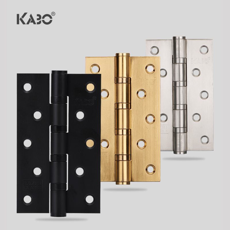 Germany KABO hinge Stainless steel folding solid wood door long hinge hinge plus silent hinge 5 inch monolithic