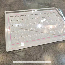 Contact lens display box contact lenses try-on water dish with cover contact lenses contact lens display display props for optical shop
