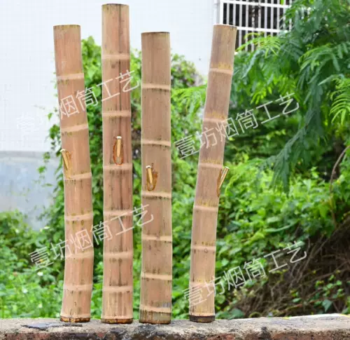 Бамбуковая табачная трубка без краски версии натурального бамбука около 60 длинных калибров около 6 см, без краски, без масла доставки в Гуандун Smoke Silk