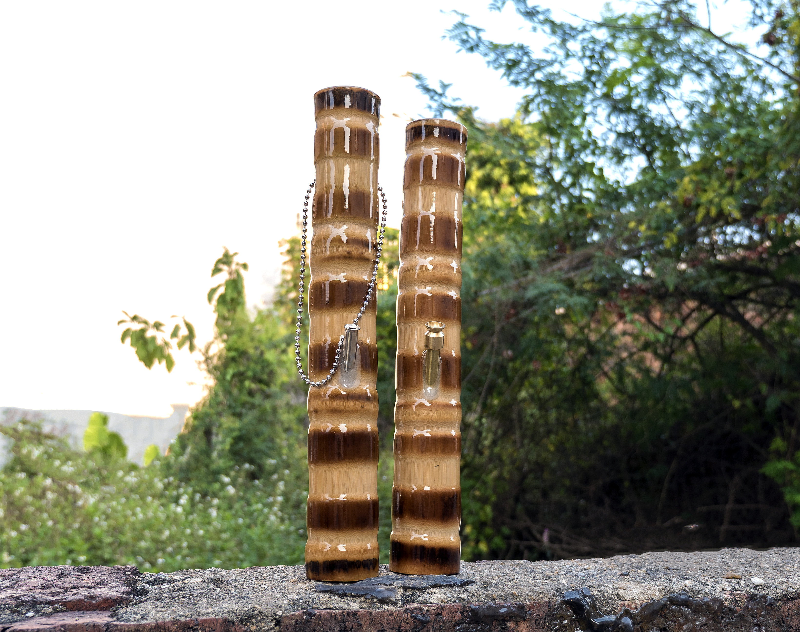 Bamboo Fun Bamboo Hookah Land Layer Edition Four Generations Short Guangdong Smoking Sets Smoking Pipe Yunnan Smoking Pot Original Bamboo Head High-end Smoking Gun